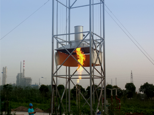 Flare burn test ground (Jiangbei New District, Nanjing)