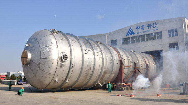 Hengli Petrochemical Solvent Dehydration Tower DN8800